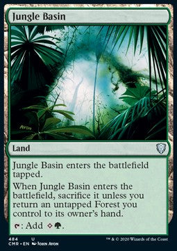 Jungle Basin⁣ - Commander Legends: Extras⁣ (Uncommon)⁣ [484]