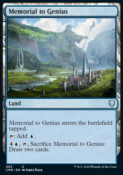 Memorial to Genius⁣ - Commander Legends: Extras⁣ (Uncommon)⁣ [485]