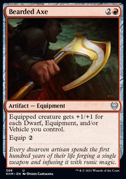 Bearded Axe⁣ - Kaldheim: Extras⁣ (Uncommon)⁣ [388]