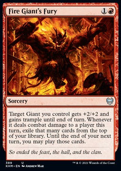 Fire Giant's Fury⁣ - Kaldheim: Extras⁣ (Uncommon)⁣ [389]