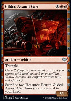 Gilded Assault Cart⁣ - Kaldheim: Extras⁣ (Uncommon)⁣ [390]