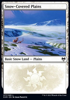 Snow-Covered Plains (V.2)⁣ - Kaldheim⁣ (Land)⁣ [277]