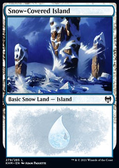 Snow-Covered Island (V.2)⁣ - Kaldheim⁣ (Land)⁣ [279]