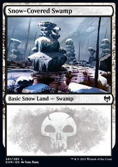 Snow-Covered Swamp (V.2)⁣ - Kaldheim⁣ (Land)⁣ [281]