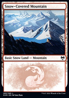 Snow-Covered Mountain (V.2)⁣ - Kaldheim⁣ (Land)⁣ [283]