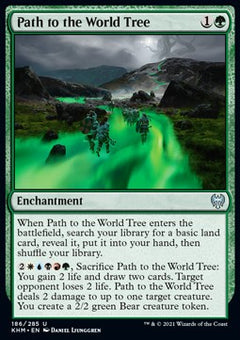 Path to the World Tree⁣ - Kaldheim⁣ (Uncommon)⁣ [186]