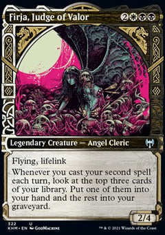 Firja, Judge of Valor⁣ - Kaldheim: Extras⁣ (Uncommon)⁣ [322]