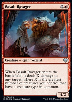 Basalt Ravager⁣ - Kaldheim⁣ (Uncommon)⁣ [122]