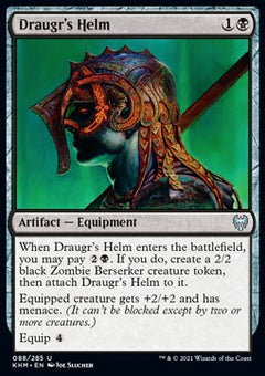 Draugr's Helm⁣ - Kaldheim⁣ (Uncommon)⁣ [88]