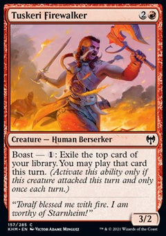 Tuskeri Firewalker⁣ - Kaldheim⁣ (Common)⁣ [157]