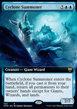 Cyclone Summoner⁣ - Kaldheim: Extras⁣ (Rare)⁣ [343]
