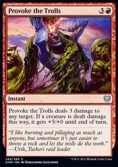 Provoke the Trolls⁣ - Kaldheim⁣ (Uncommon)⁣ [144]