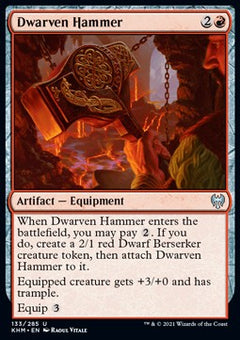 Dwarven Hammer⁣ - Kaldheim⁣ (Uncommon)⁣ [133]