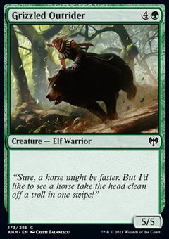 Grizzled Outrider⁣ - Kaldheim⁣ (Common)⁣ [173]