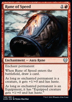 Rune of Speed⁣ - Kaldheim⁣ (Uncommon)⁣ [148]
