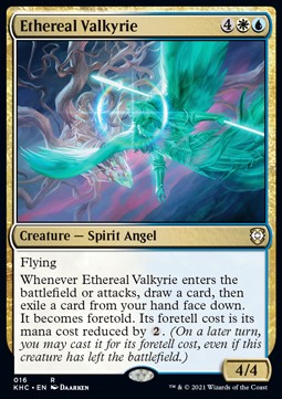 Ethereal Valkyrie⁣ - Commander: Kaldheim⁣ (Rare)⁣ [16]