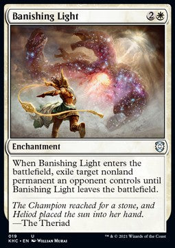 Banishing Light⁣ - Commander: Kaldheim⁣ (Uncommon)⁣ [19]
