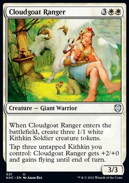 Cloudgoat Ranger⁣ - Commander: Kaldheim⁣ (Uncommon)⁣ [21]