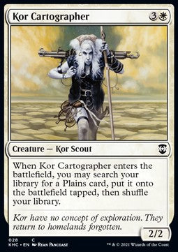 Kor Cartographer⁣ - Commander: Kaldheim⁣ (Common)⁣ [28]