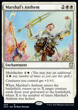 Marshal's Anthem⁣ - Commander: Kaldheim⁣ (Rare)⁣ [29]