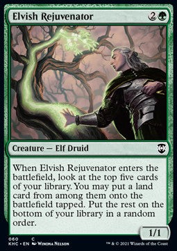 Elvish Rejuvenator⁣ - Commander: Kaldheim⁣ (Common)⁣ [60]