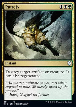 Putrefy⁣ - Commander: Kaldheim⁣ (Uncommon)⁣ [91]