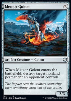 Meteor Golem⁣ - Commander: Kaldheim⁣ (Uncommon)⁣ [101]