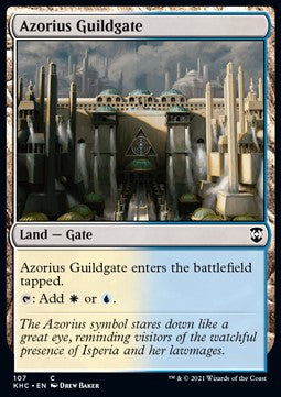 Azorius Guildgate⁣ - Commander: Kaldheim⁣ (Common)⁣ [107]