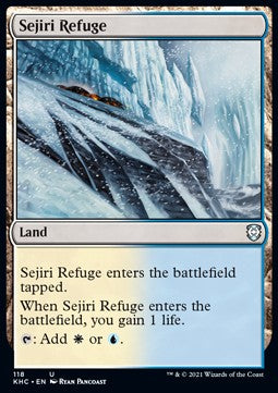 Sejiri Refuge⁣ - Commander: Kaldheim⁣ (Uncommon)⁣ [118]