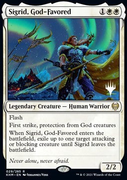 Sigrid, God-Favored (V.2)⁣ - Kaldheim: Promos⁣ (Rare)⁣ [29]