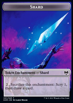 Shard Token // Dwarf Berserker Token (R 2/1)⁣ - Kaldheim: Extras⁣ (Token)⁣ [T 1/12]