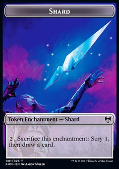 Shard Token // Dwarf Berserker Token (R 2/1)⁣ - Kaldheim: Extras⁣ (Token)⁣ [T 1/12]