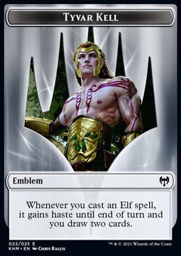 Tyvar Kell Emblem // Dwarf Berserker Token (R 2/1)⁣ - Kaldheim: Extras⁣ (Token)⁣ [T 22/12]