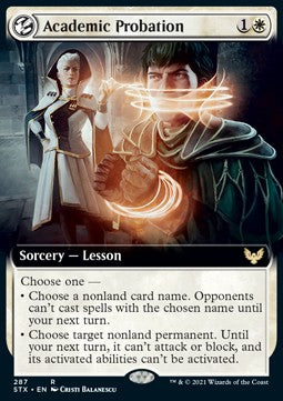 Academic Probation⁣ - Strixhaven: School of Mages: Extras⁣ (Rare)⁣ [287]