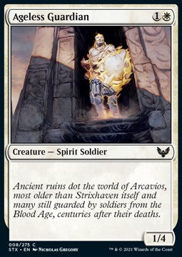 Ageless Guardian⁣ - Strixhaven: School of Mages⁣ (Common)⁣ [8]