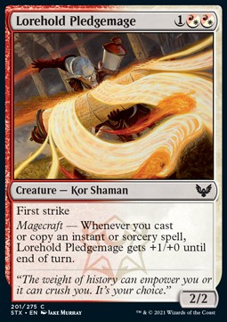 Lorehold Pledgemage⁣ - Strixhaven: School of Mages⁣ (Common)⁣ [201]
