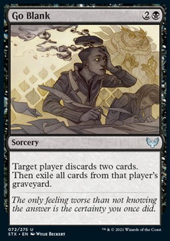 Go Blank⁣ - Strixhaven: School of Mages⁣ (Uncommon)⁣ [72]