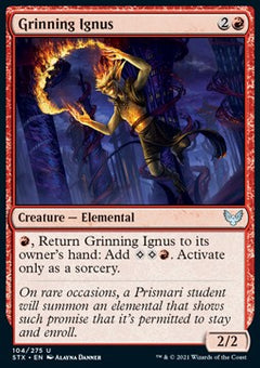 Grinning Ignus⁣ - Strixhaven: School of Mages⁣ (Uncommon)⁣ [104]