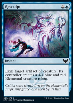 Resculpt⁣ - Strixhaven: School of Mages⁣ (Common)⁣ [51]