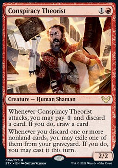 Conspiracy Theorist⁣ - Strixhaven: School of Mages⁣ (Rare)⁣ [94]