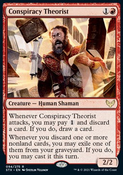Conspiracy Theorist⁣ - Strixhaven: School of Mages⁣ (Rare)⁣ [94]