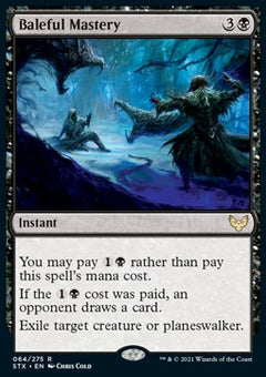 Baleful Mastery⁣ - Strixhaven: School of Mages⁣ (Rare)⁣ [64]