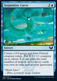 Serpentine Curve⁣ - Strixhaven: School of Mages⁣ (Common)⁣ [52]