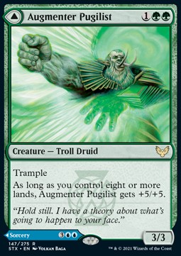 Augmenter Pugilist // Echoing Equation⁣ - Strixhaven: School of Mages⁣ (Rare)⁣ [147]