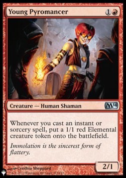 Young Pyromancer⁣ - The List⁣ (Uncommon)⁣ [163]