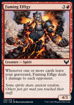 Fuming Effigy⁣ - Strixhaven: School of Mages⁣ (Common)⁣ [103]