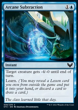 Arcane Subtraction⁣ - Strixhaven: School of Mages⁣ (Common)⁣ [36]