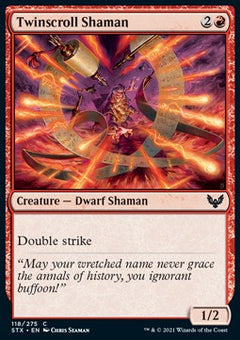 Twinscroll Shaman⁣ - Strixhaven: School of Mages⁣ (Common)⁣ [118]
