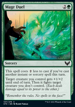 Mage Duel⁣ - Strixhaven: School of Mages⁣ (Common)⁣ [137]