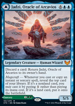 Jadzi, Oracle of Arcavios // Journey to the Oracle⁣ - Strixhaven: School of Mages⁣ (Mythic)⁣ [151]